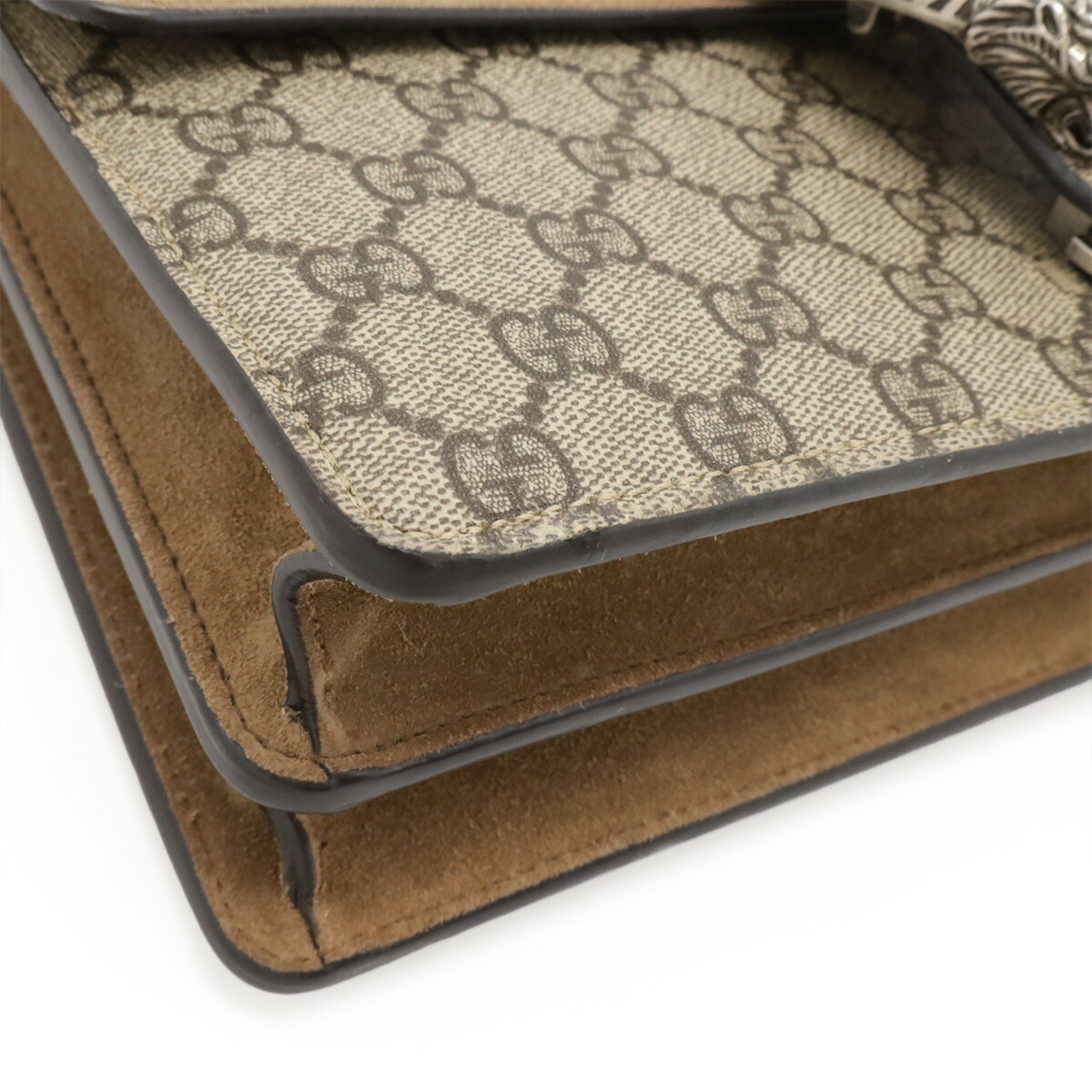 Gucci Beige Gg Supreme Shoulder Bag (Pre-Owned)
