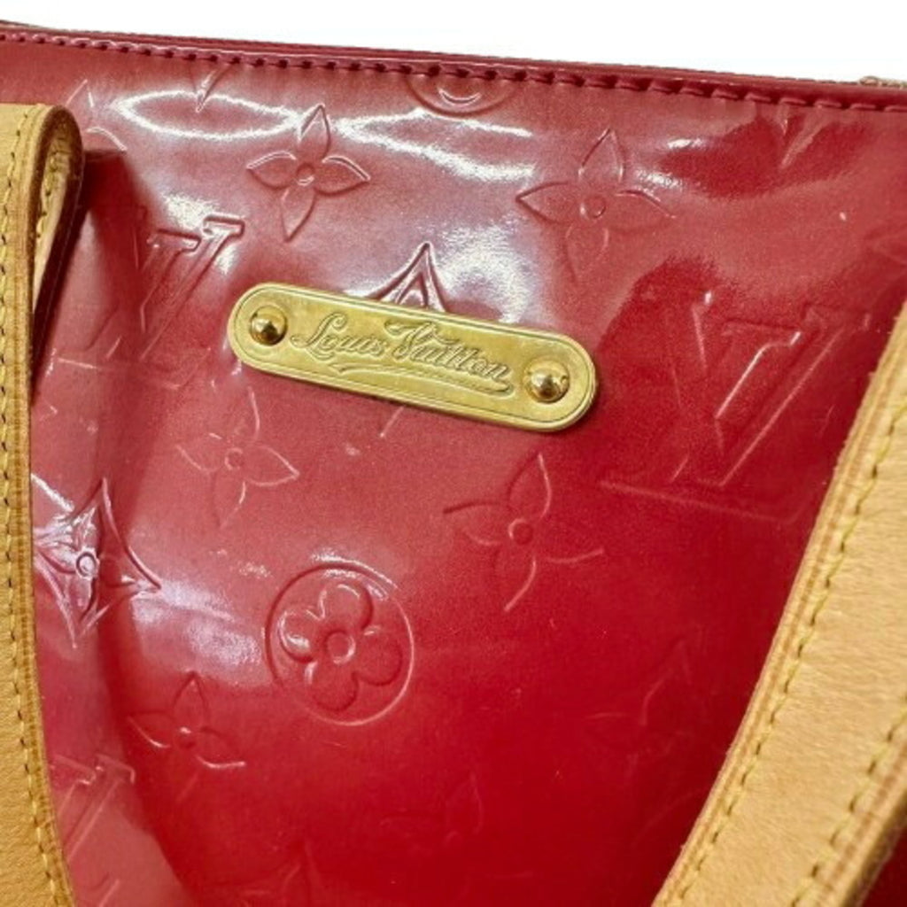 Louis Vuitton Vernis Red Color Leather Tote Bag