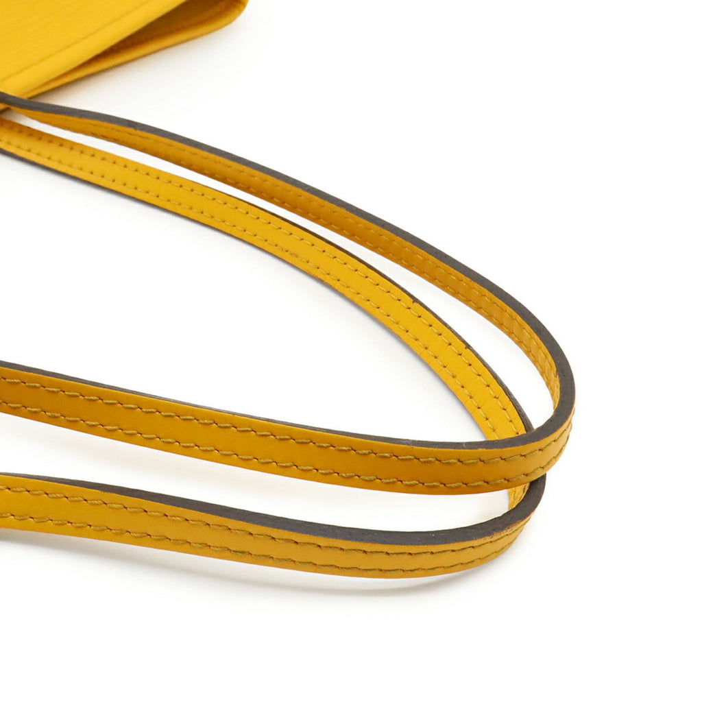 Louis Vuitton Mimosa Yellow Epi Leather Pouch Shoulder Bag Tote Bag