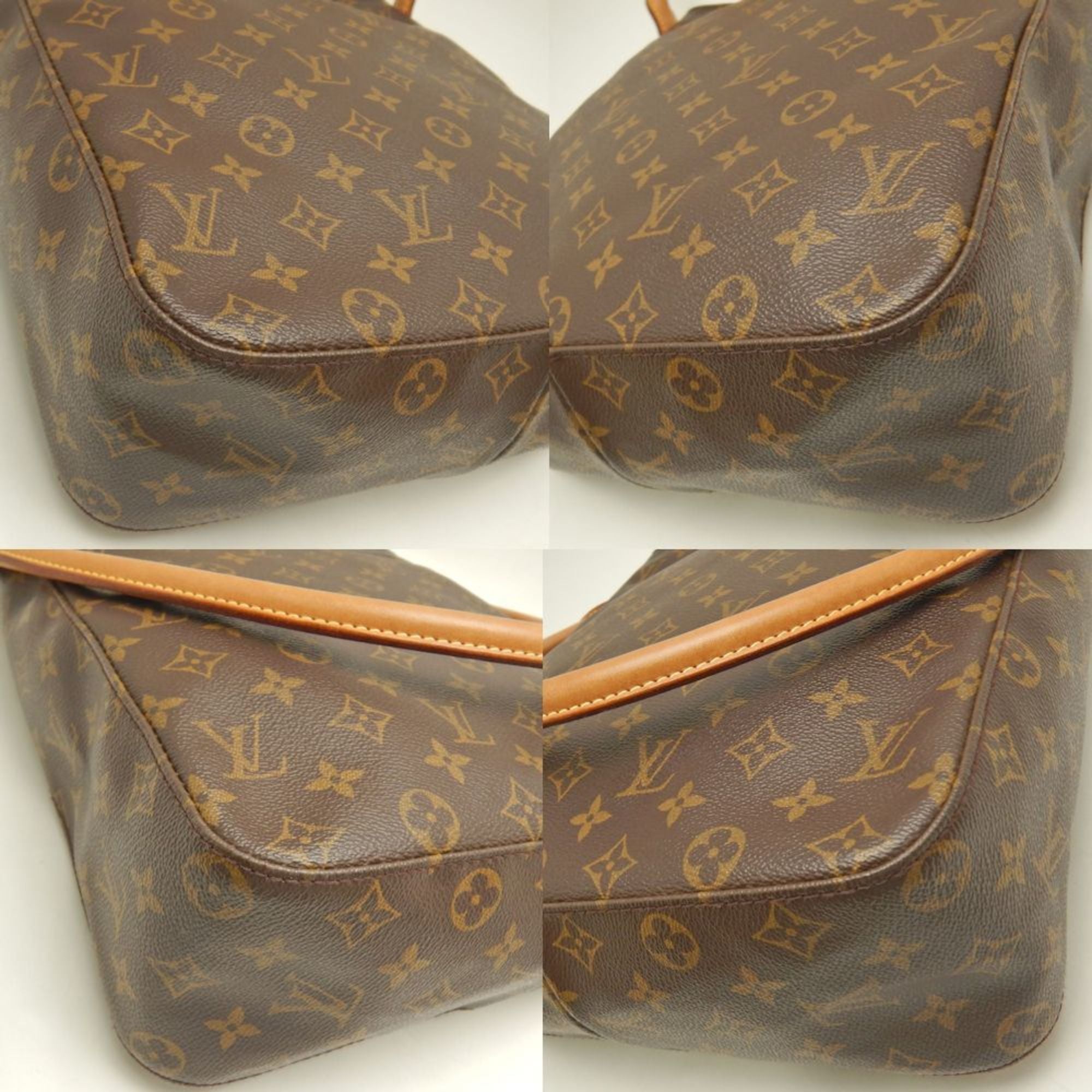 Louis Vuitton Monogram Brown Pvc Shoulder Bag
