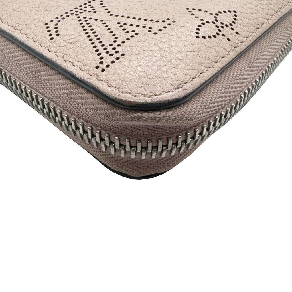 Louis Vuitton Mahina Pink Mahina Leather Long Wallet