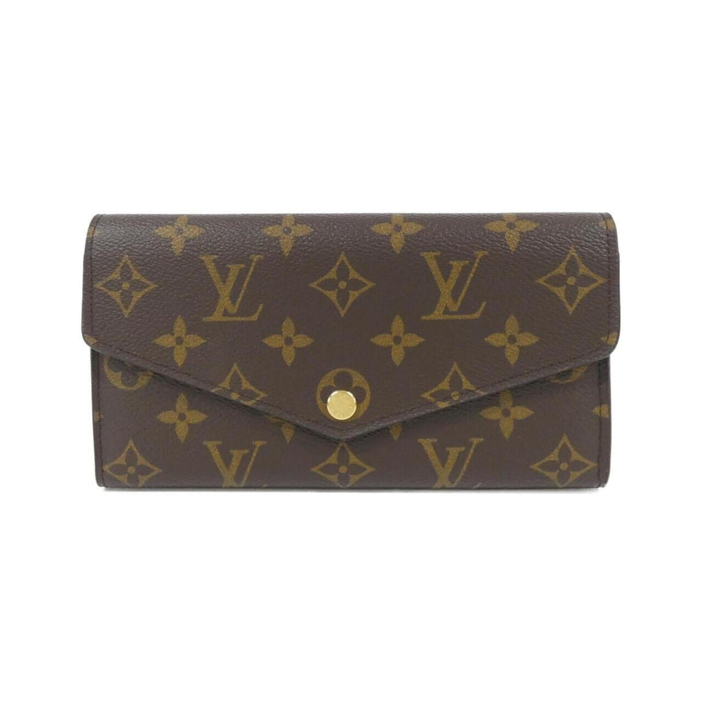 Louis Vuitton Monogram Marron Coated Canvas Long Wallet