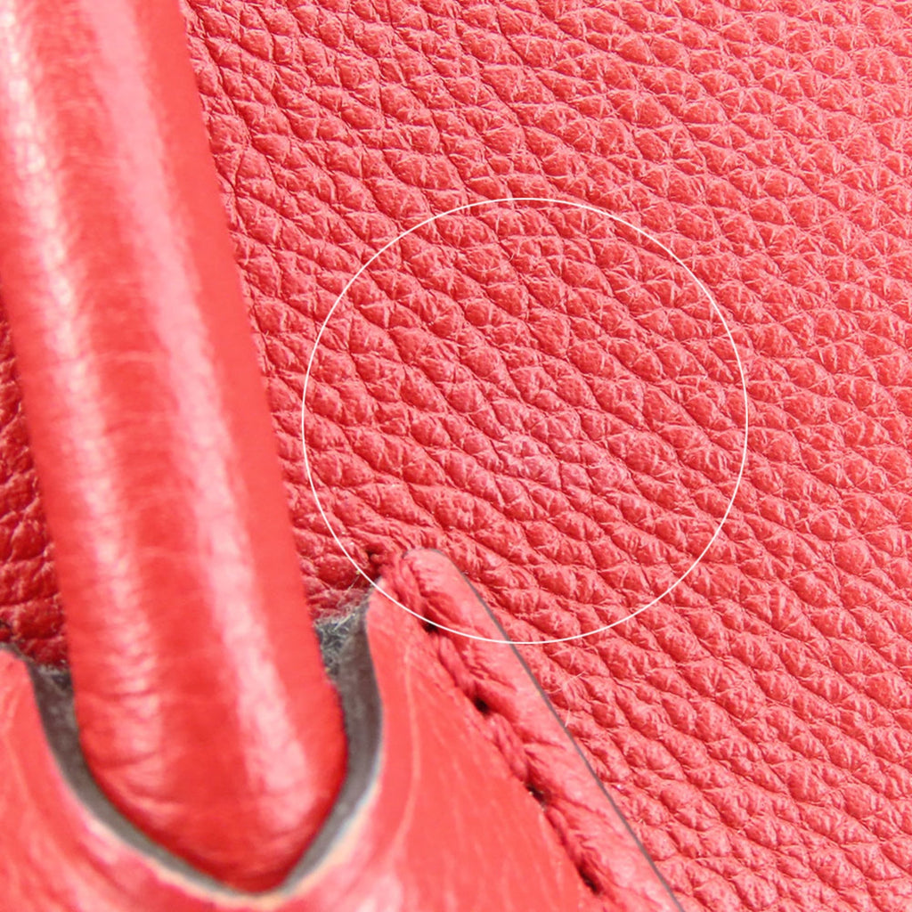 Louis Vuitton Monogram Cerise Red Brown Monogram Leather Tote Bag