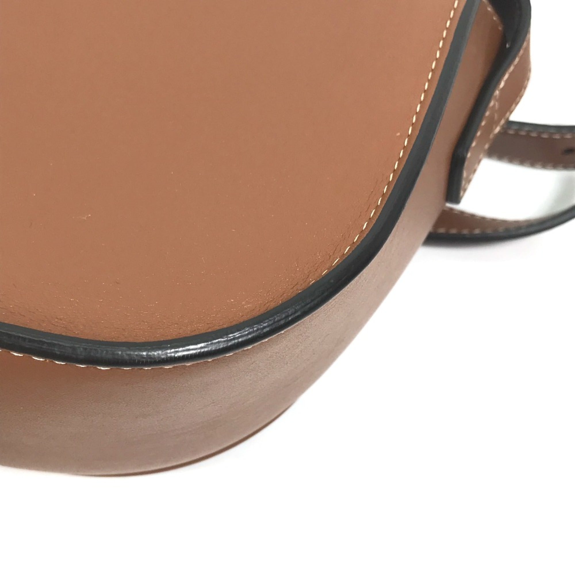 Celine Brown Leather Shoulder Bag