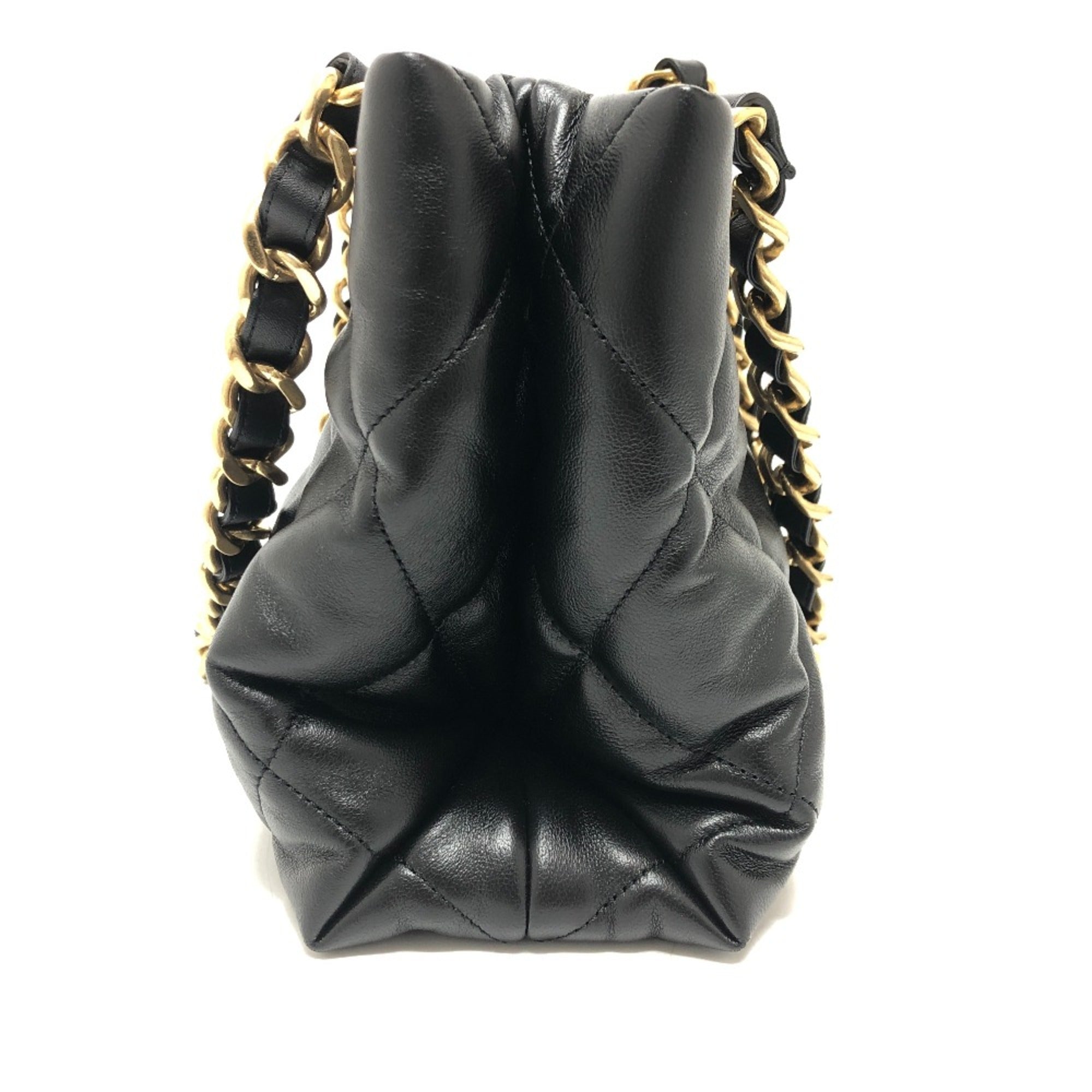 Chanel Black Leather Shoulder Bag