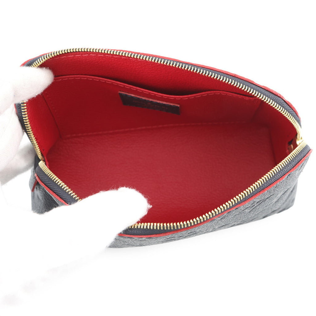 Louis Vuitton Marine Rouge Monogram Empreinte Pochette Pouch