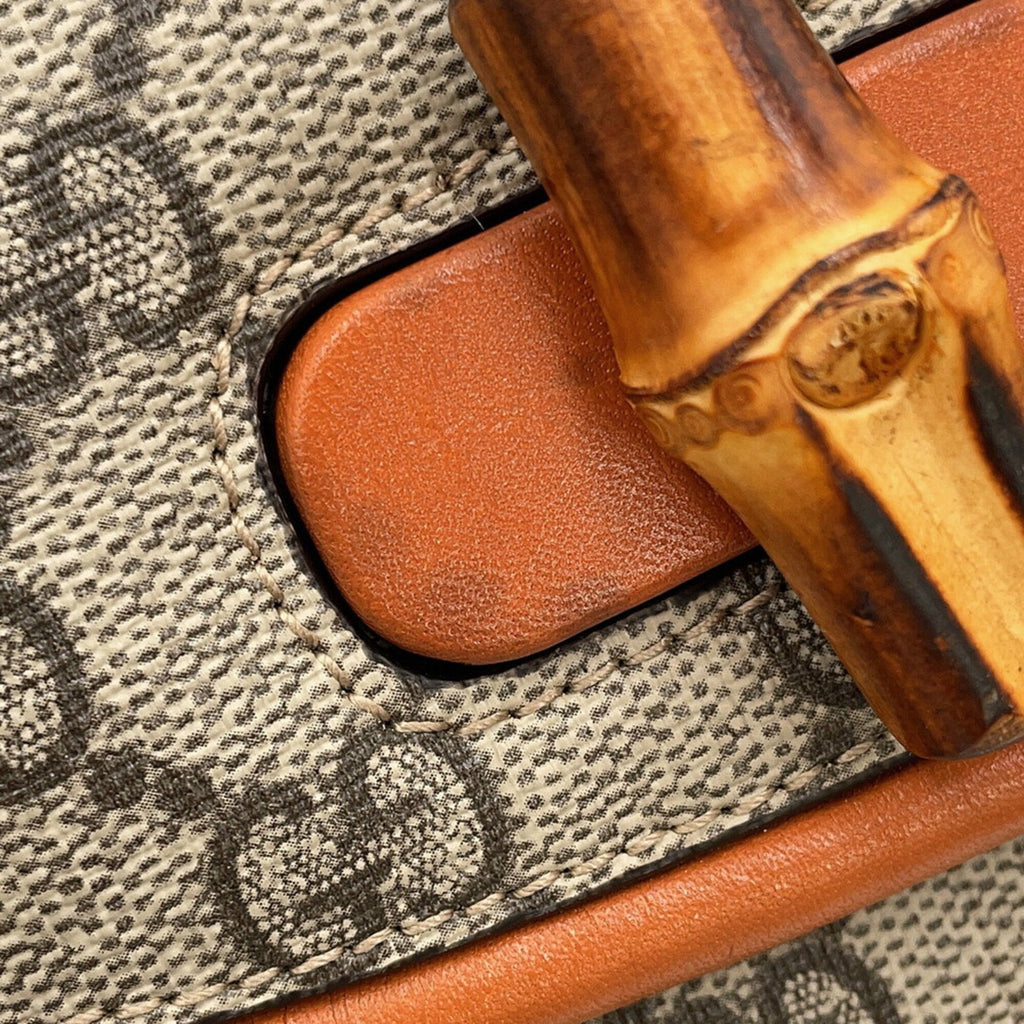 Gucci Beige Brown Gg Supreme Leather Fanny Pack Handbag (Pre-Owned)
