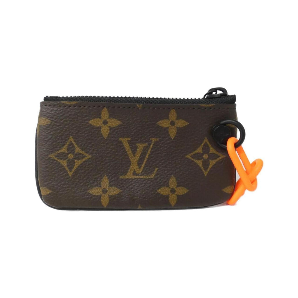 Louis Vuitton Marron Coated Canvas Coin Purse/Coin Case