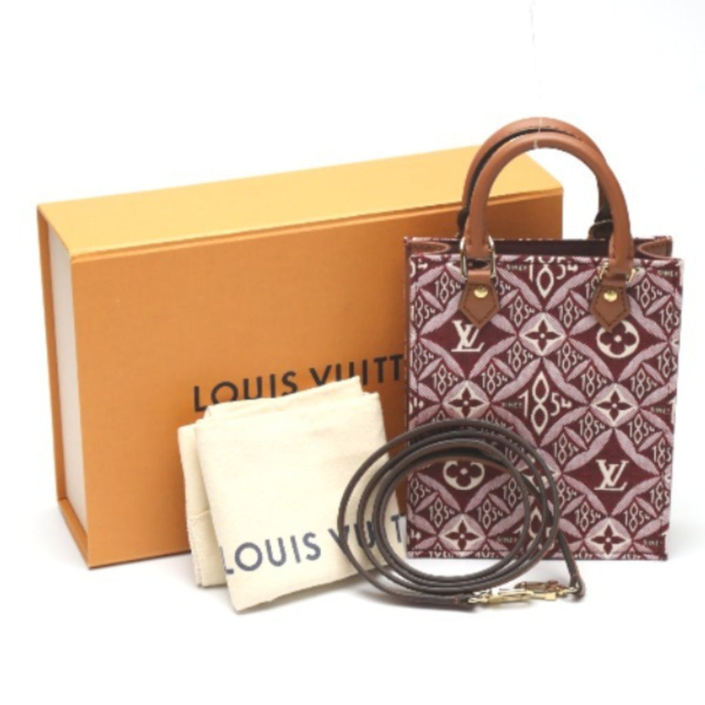 Louis Vuitton Red Color Leather Shoulder Bag