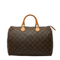 Louis Vuitton Brown Monogram Pvc Leather Boston Bag Handbag