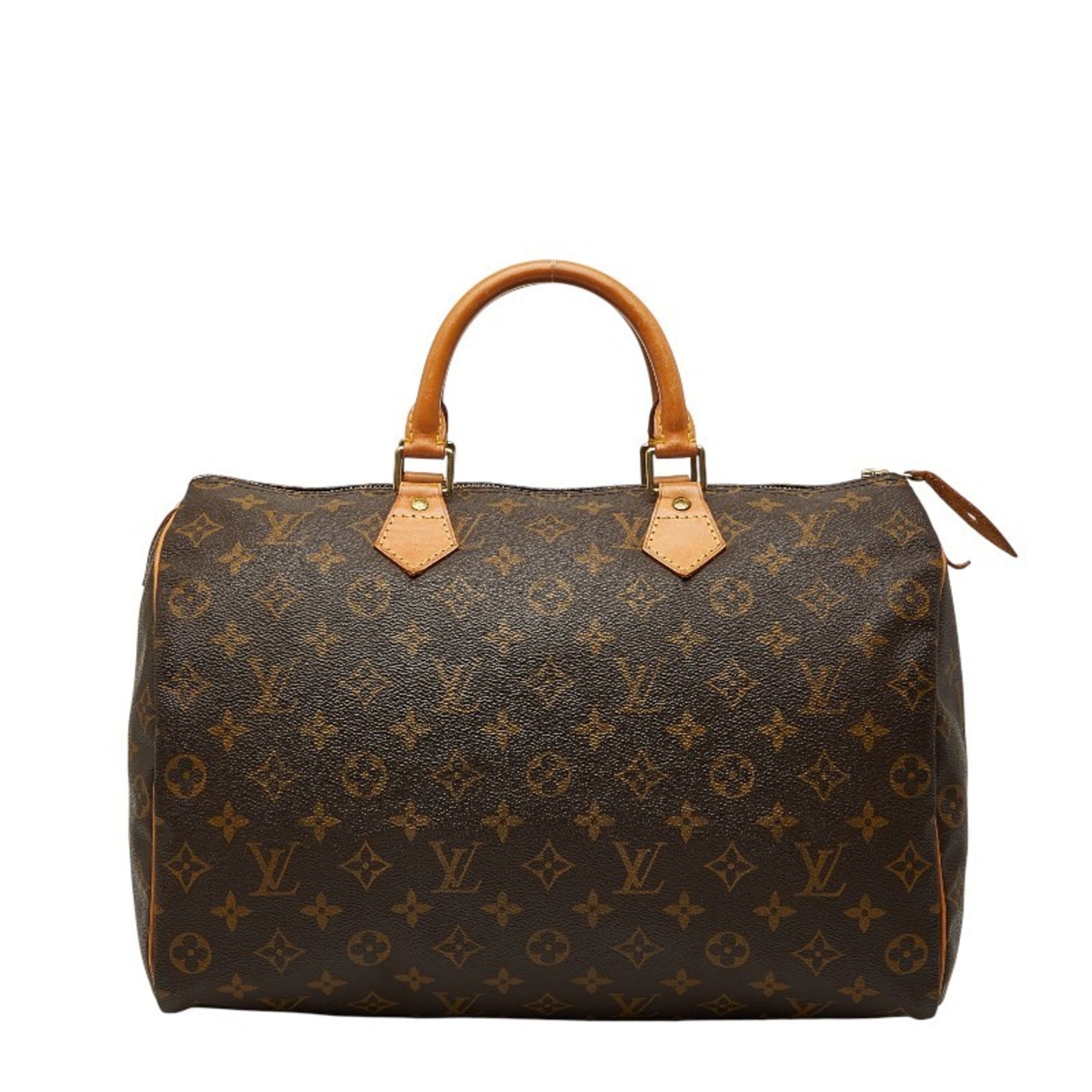 Louis Vuitton Brown Monogram Pvc Leather Boston Bag Handbag