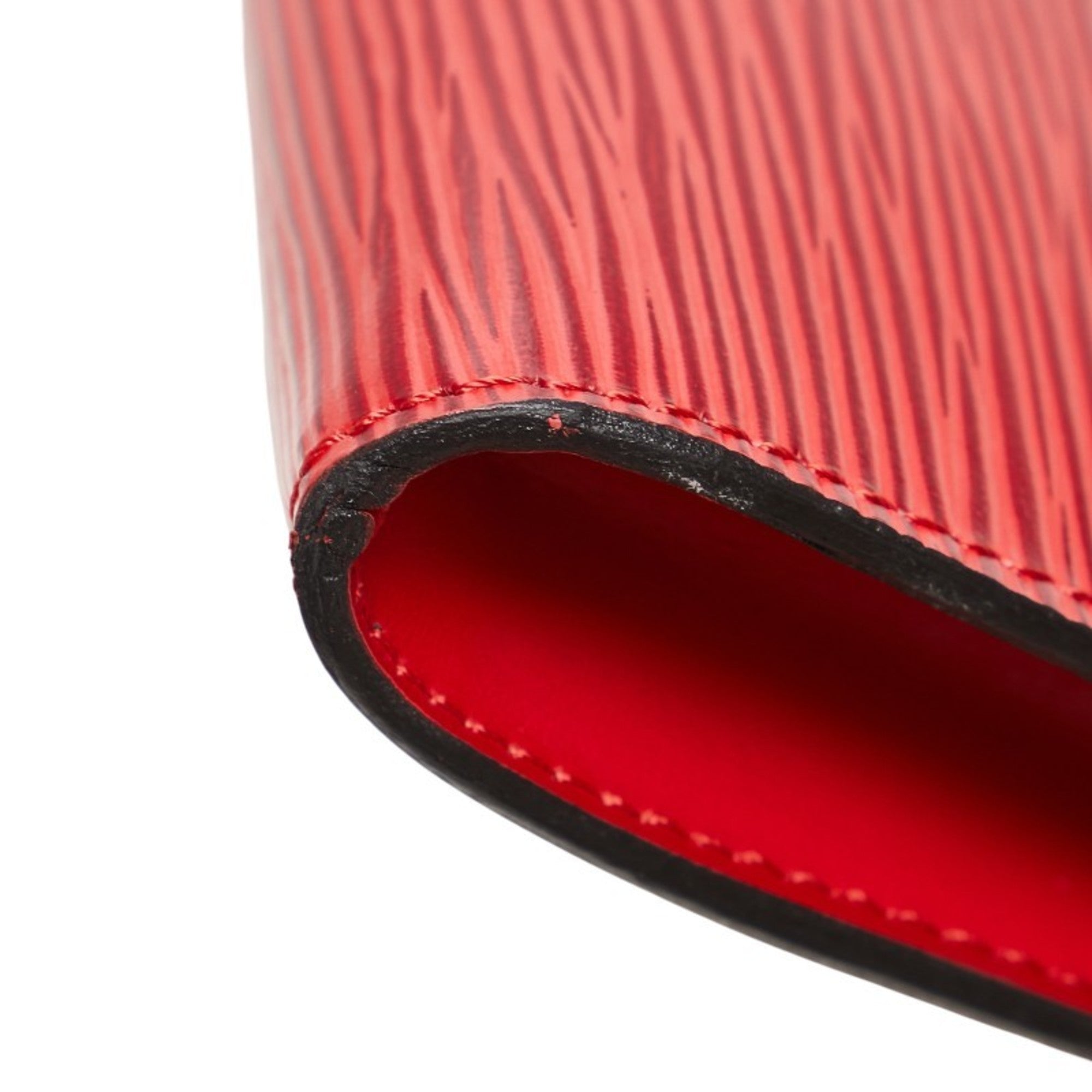 Louis Vuitton Epi Castilian Red Leather Handbag Pochette