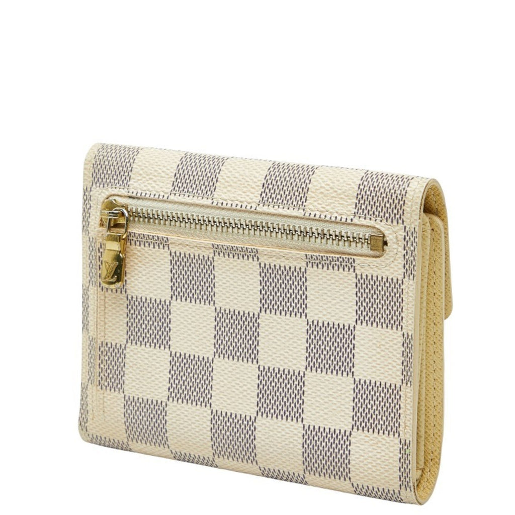 Louis Vuitton Damier Azur White Pvc Wallet