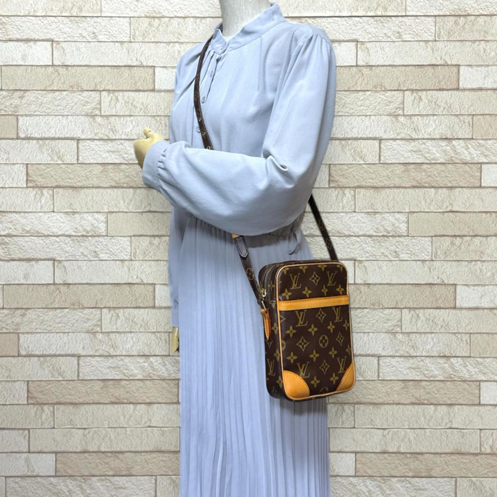 Louis Vuitton Brown Monogram Canvas Shoulder Bag
