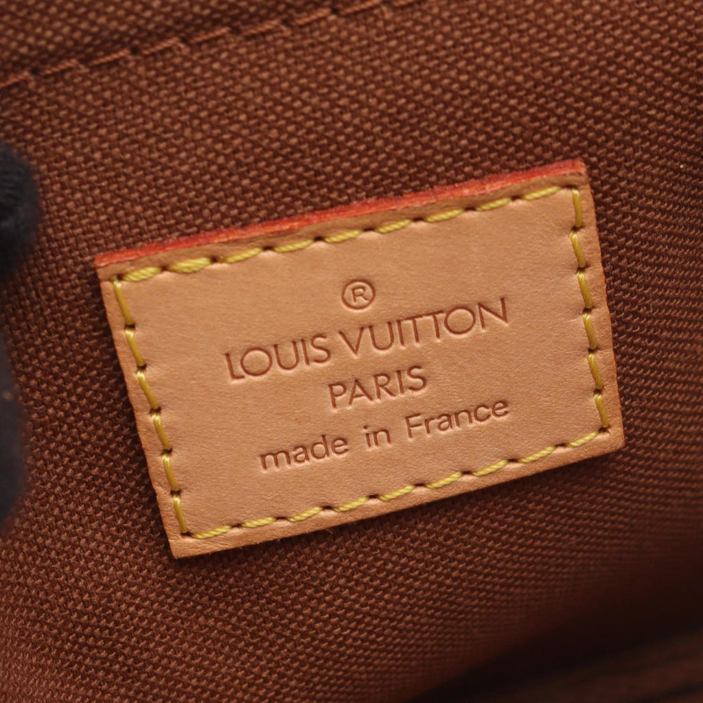 Louis Vuitton Brown Coated Canvas Leather Fanny Pack