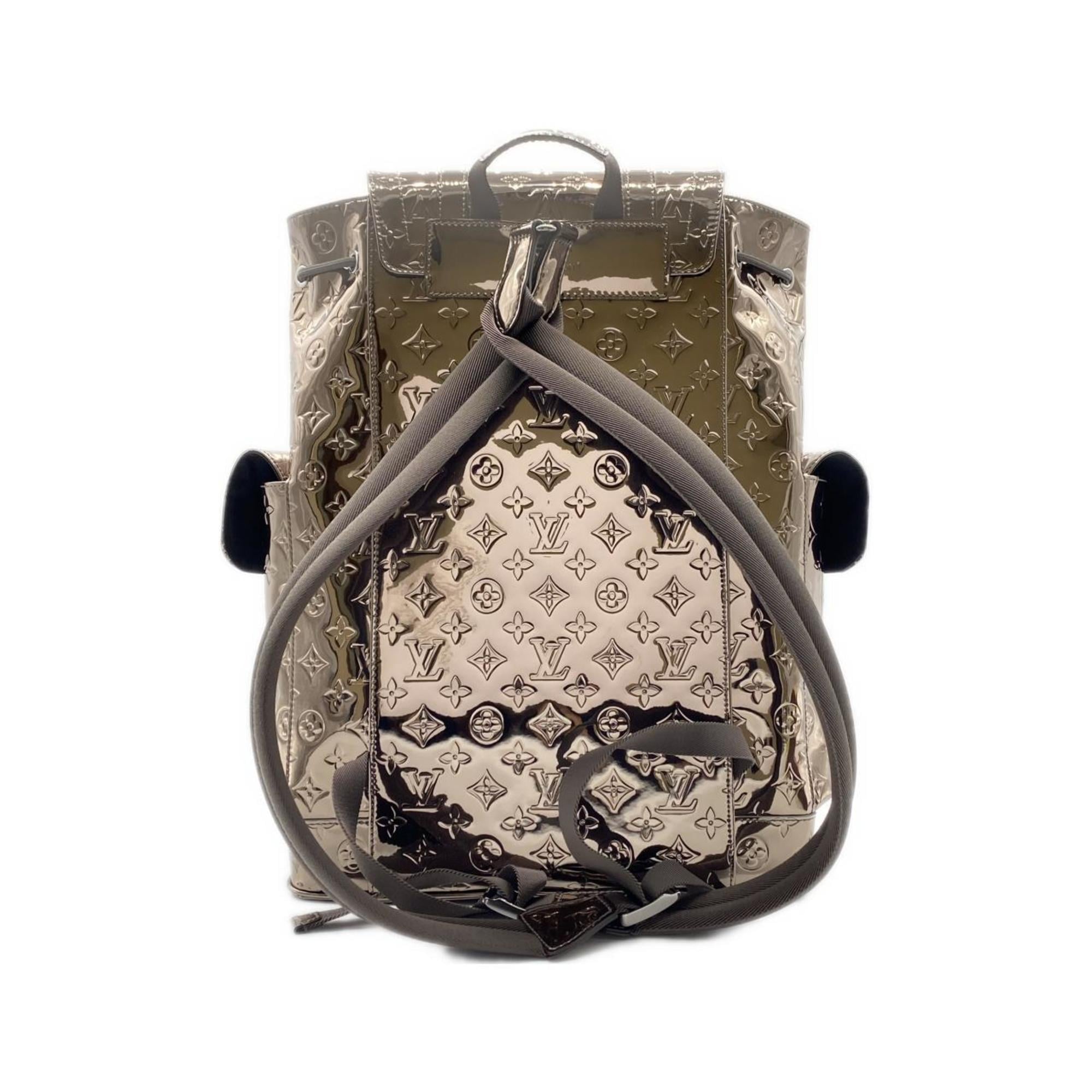 Louis Vuitton Gunmetal Coated Canvas Pvc Backpack