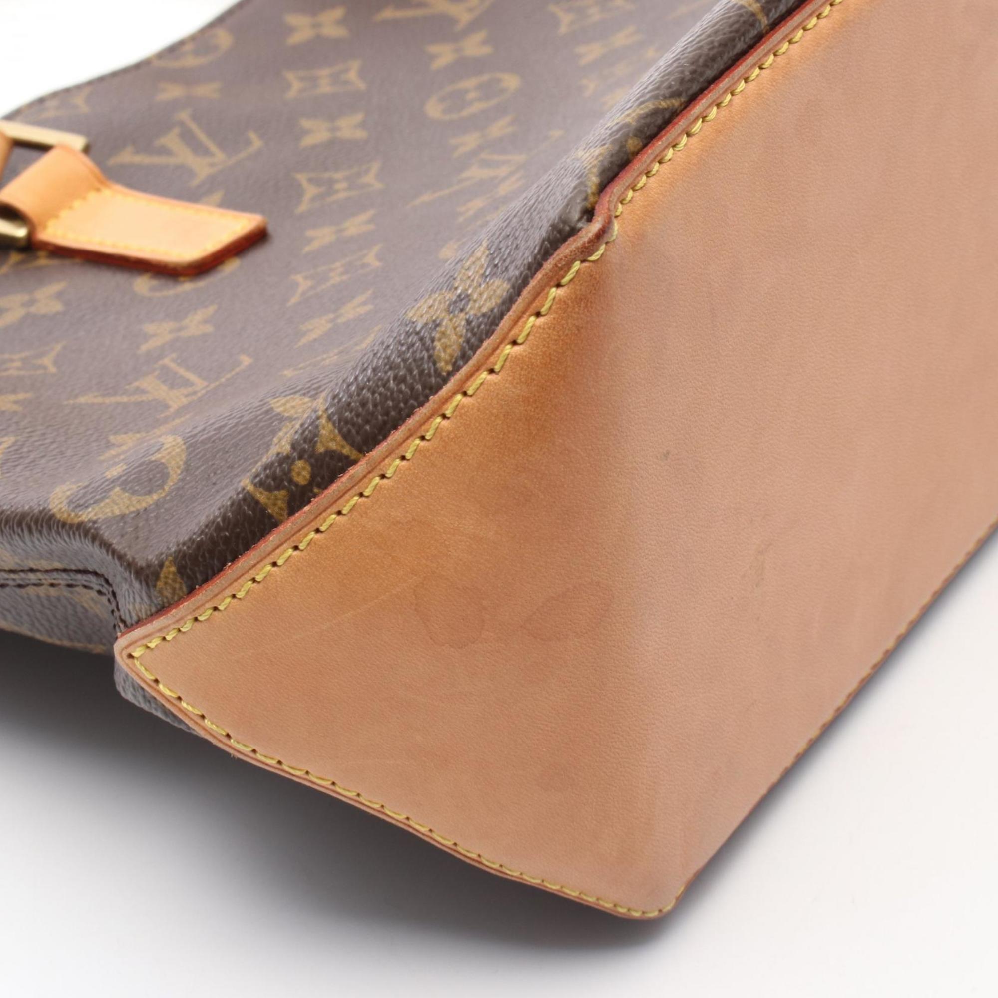 Louis Vuitton Monogram Brown Coated Canvas Leather Shoulder Bag