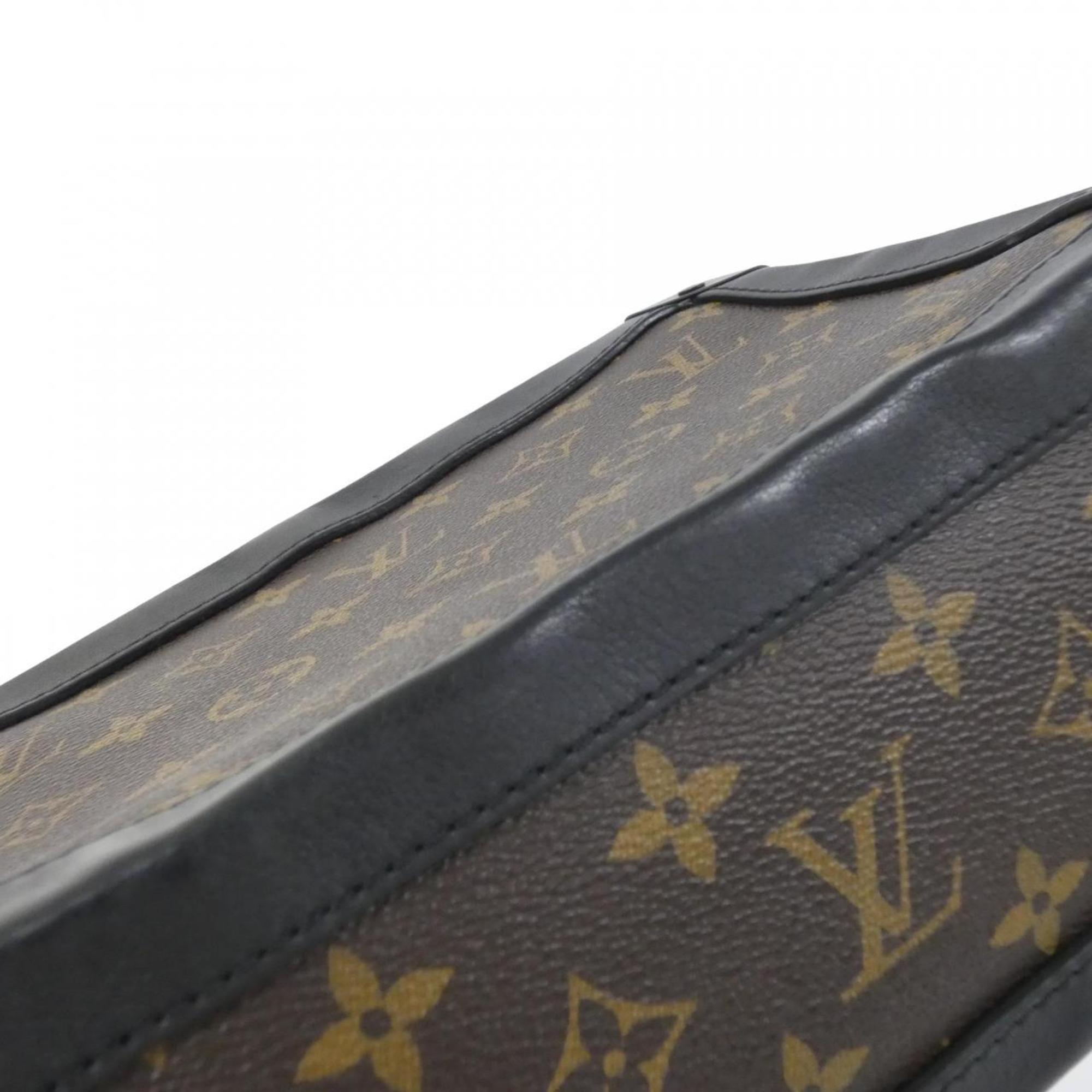 Louis Vuitton Marron Coated Canvas Shoulder Bag