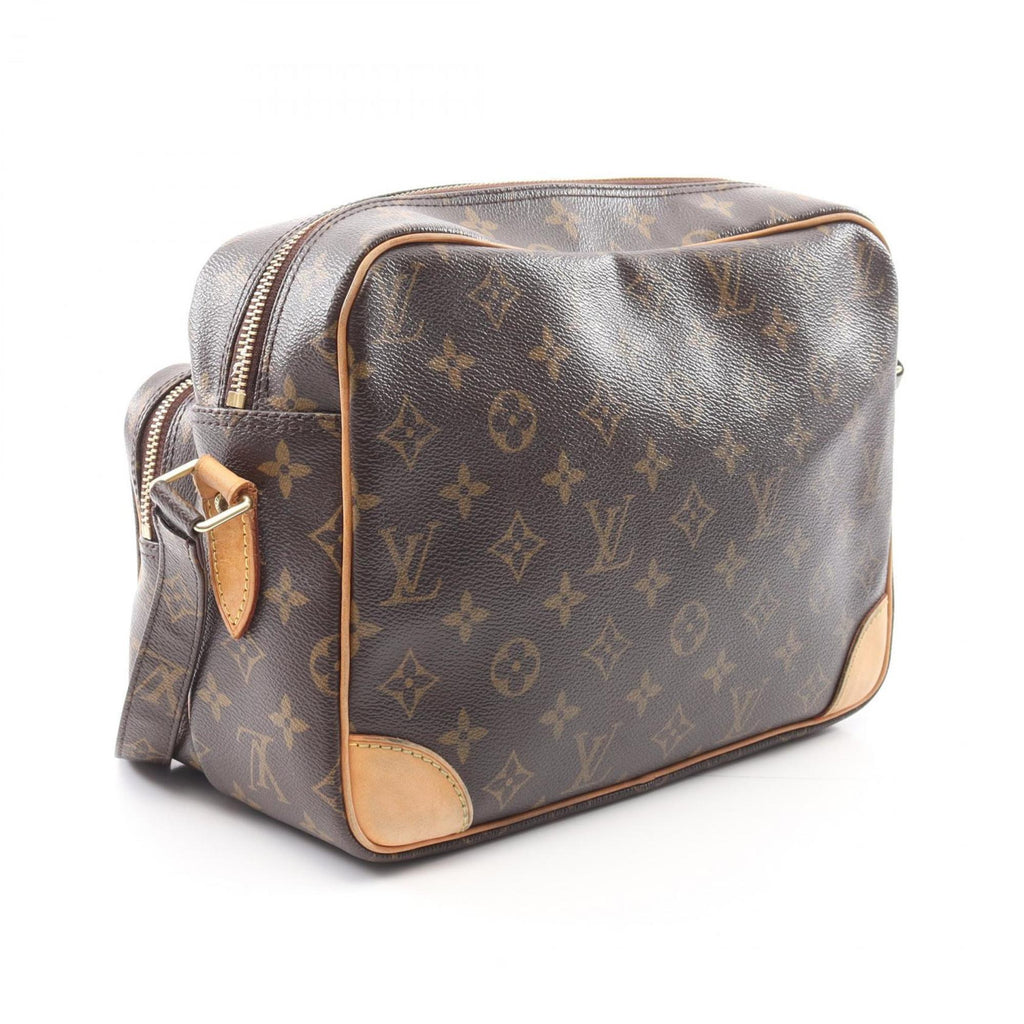 Louis Vuitton Brown Monogram Coated Canvas Leather Shoulder Bag