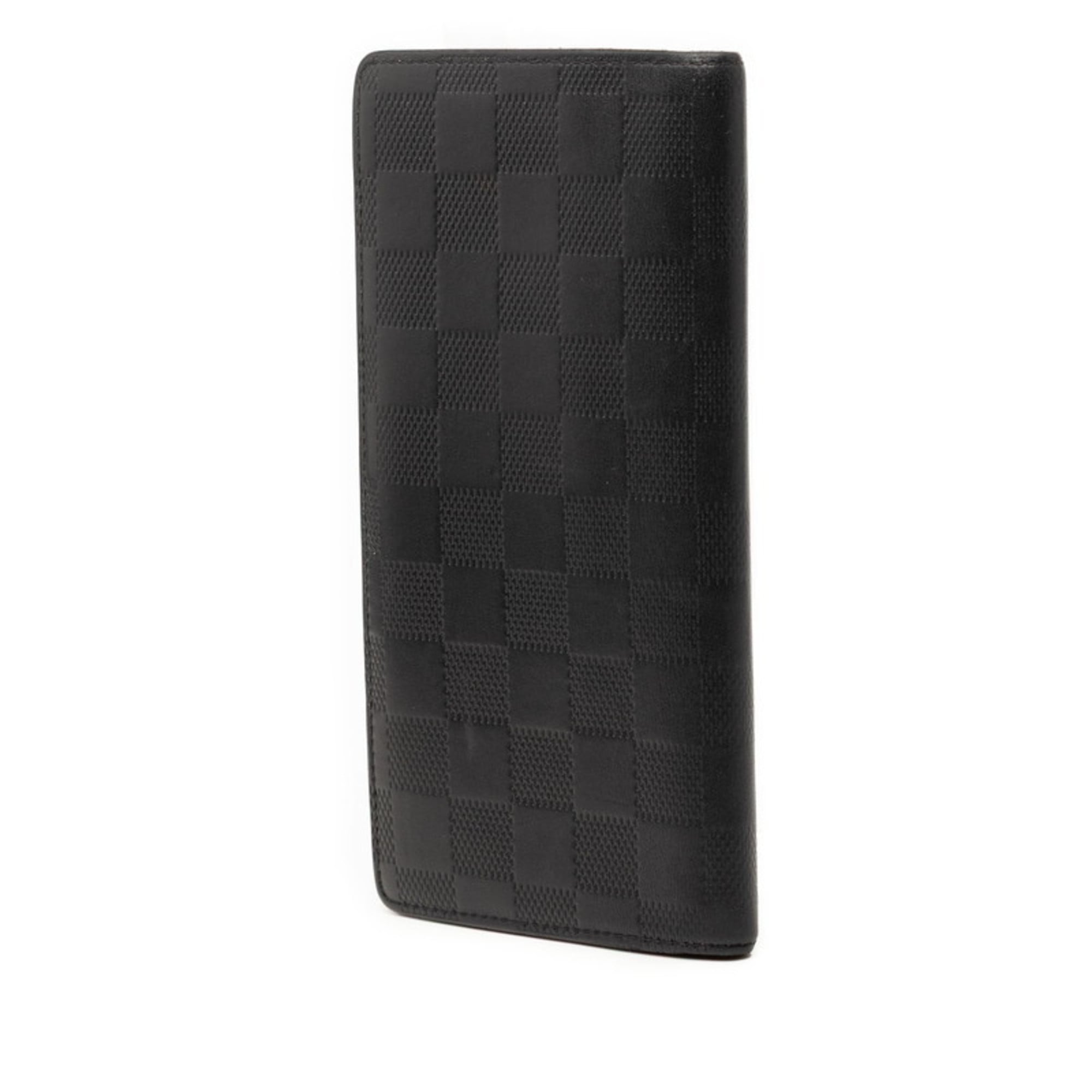 Louis Vuitton Black Onyx Leather Long Wallet