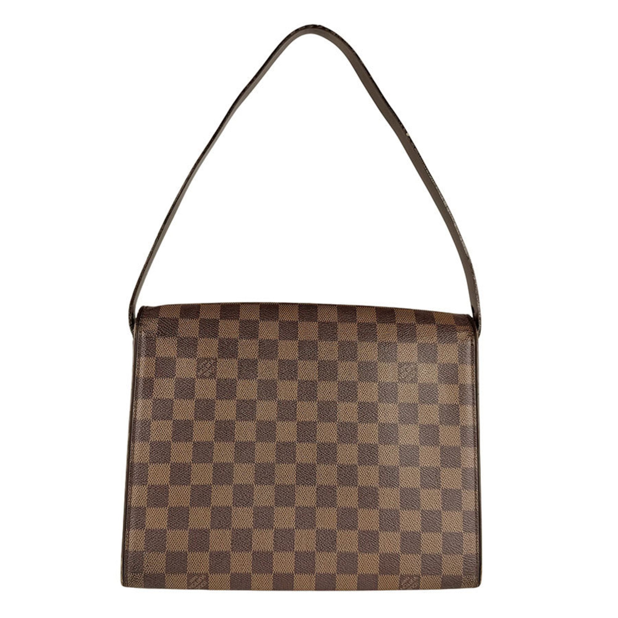 Louis Vuitton Damier Canvas Ebene Damier Canvas Shoulder Bag