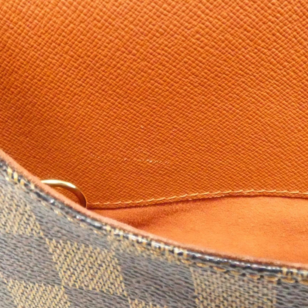 Louis Vuitton Brown Coated Canvas Shoulder Bag