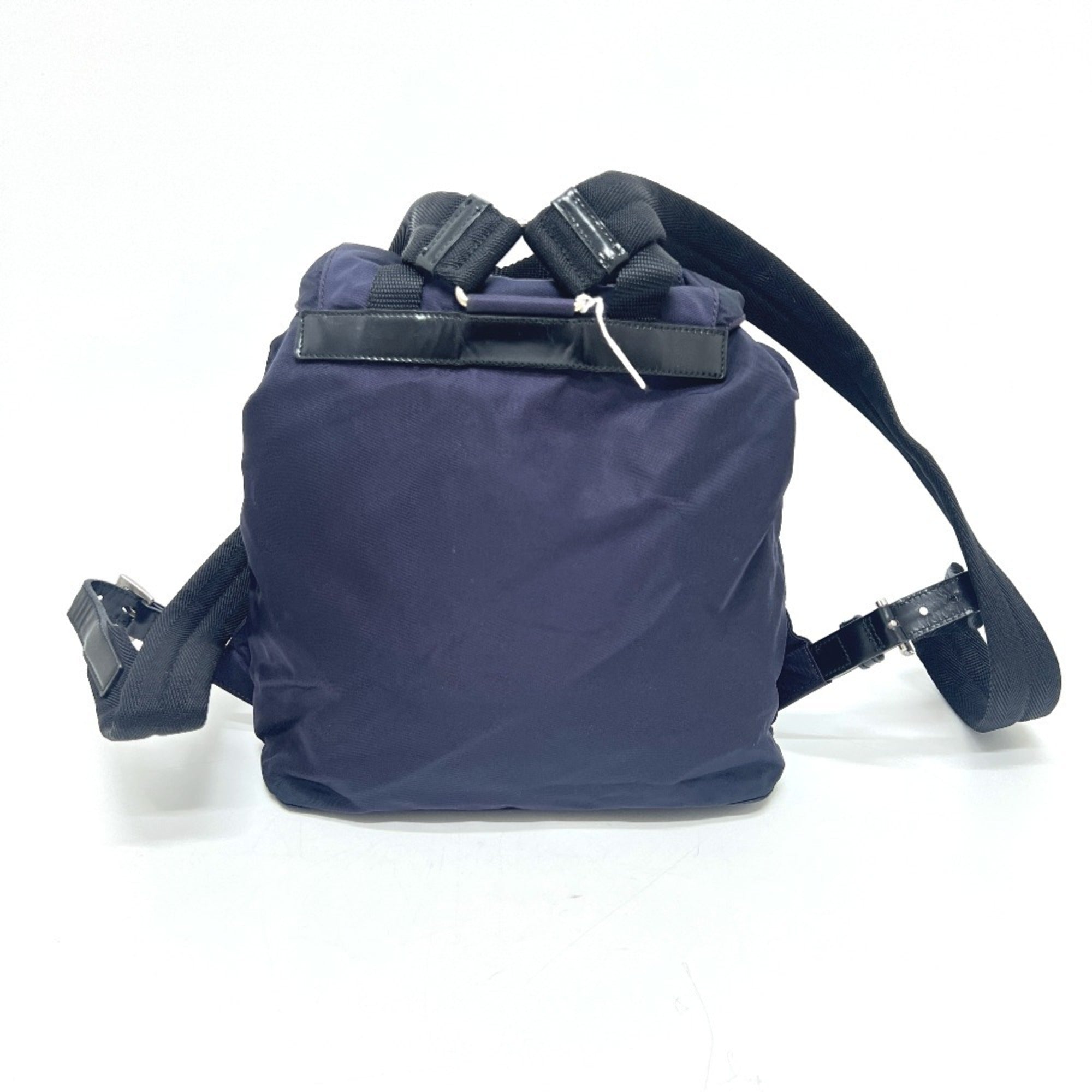 Prada Purple Nylon Leather Backpack