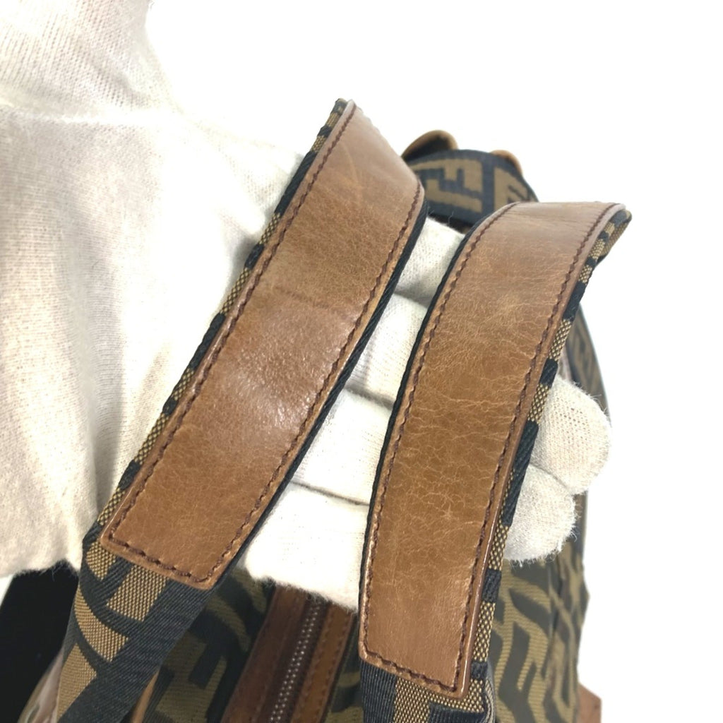 Fendi Brown Leather Tote Bag