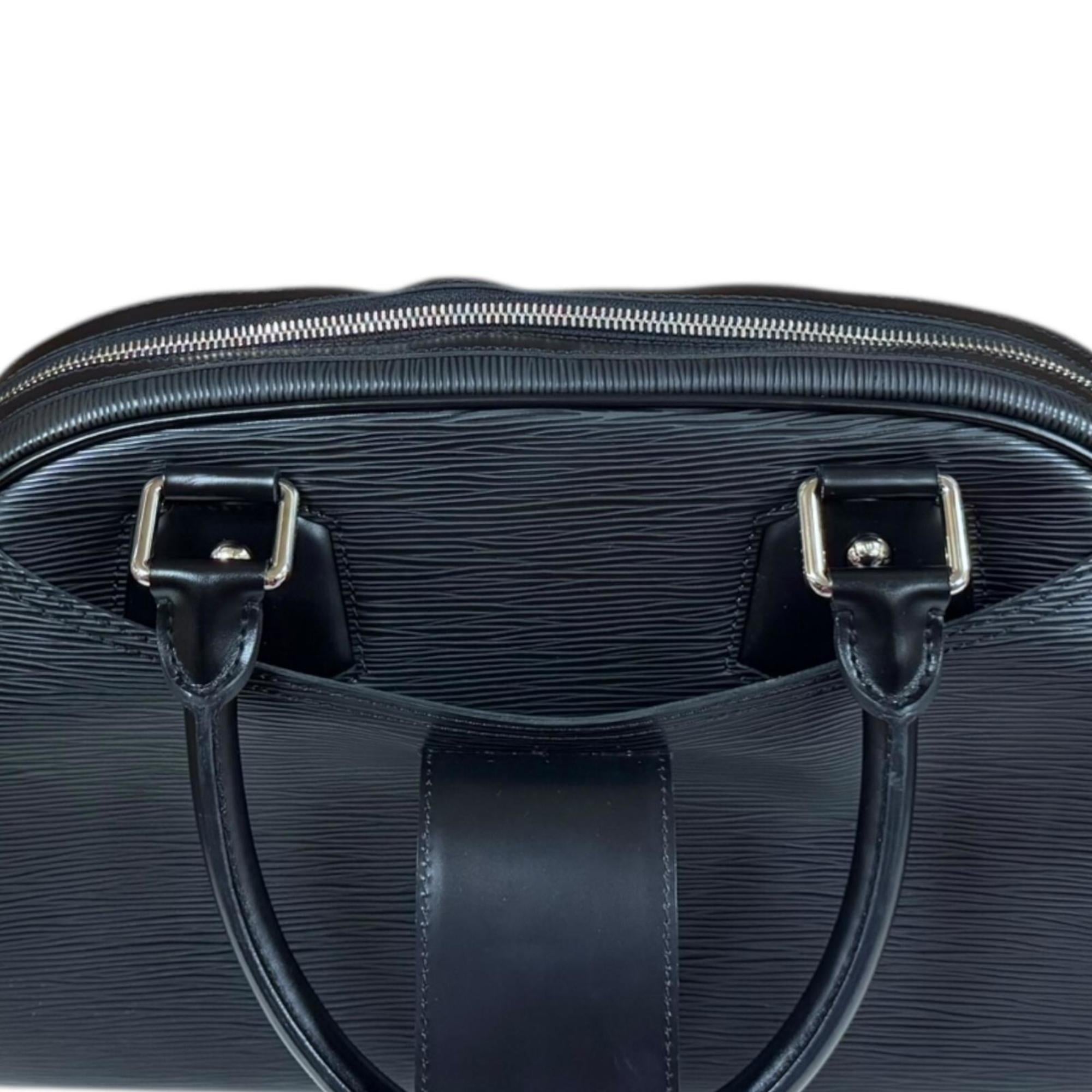 Louis Vuitton Black Epi Leather Handbag