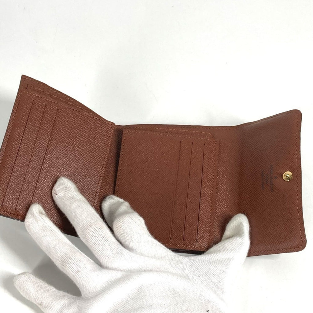 Louis Vuitton Brown Monogram Canvas Card Wallet