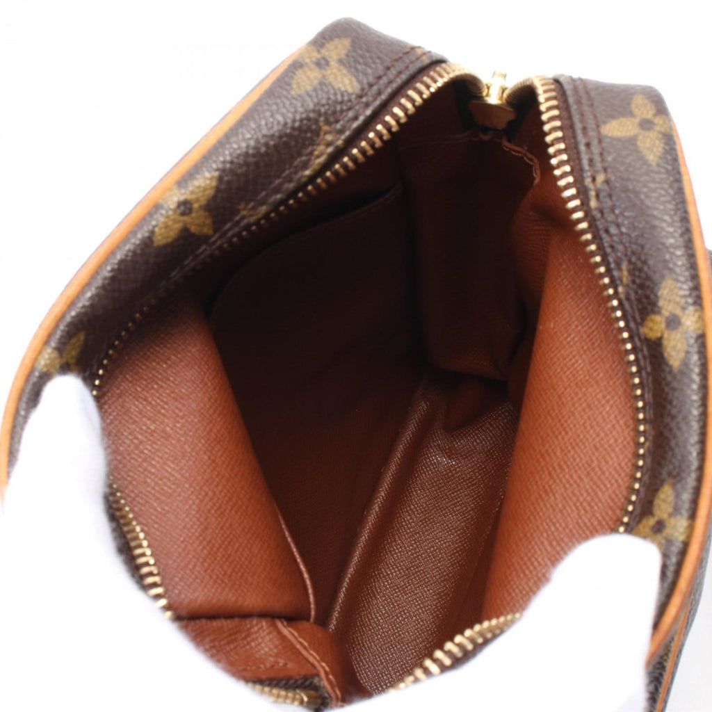 Louis Vuitton Brown Monogram Pvc Coated Canvas Leather Shoulder Bag