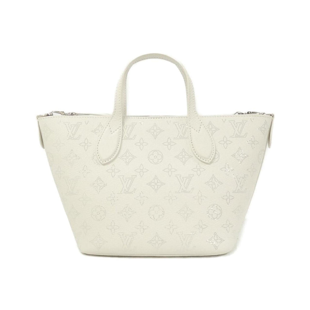 Louis Vuitton Mahina White Leather Handbag