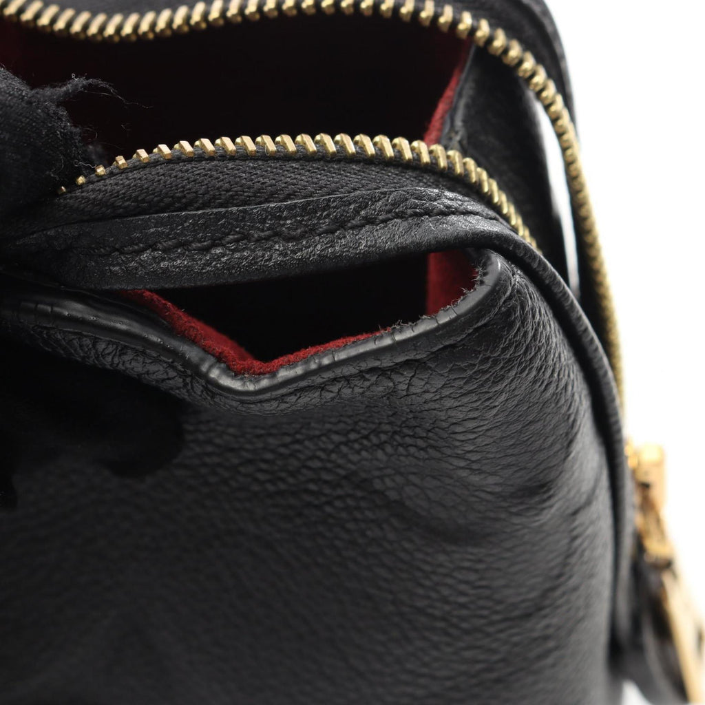 Louis Vuitton Black Leather Handbag