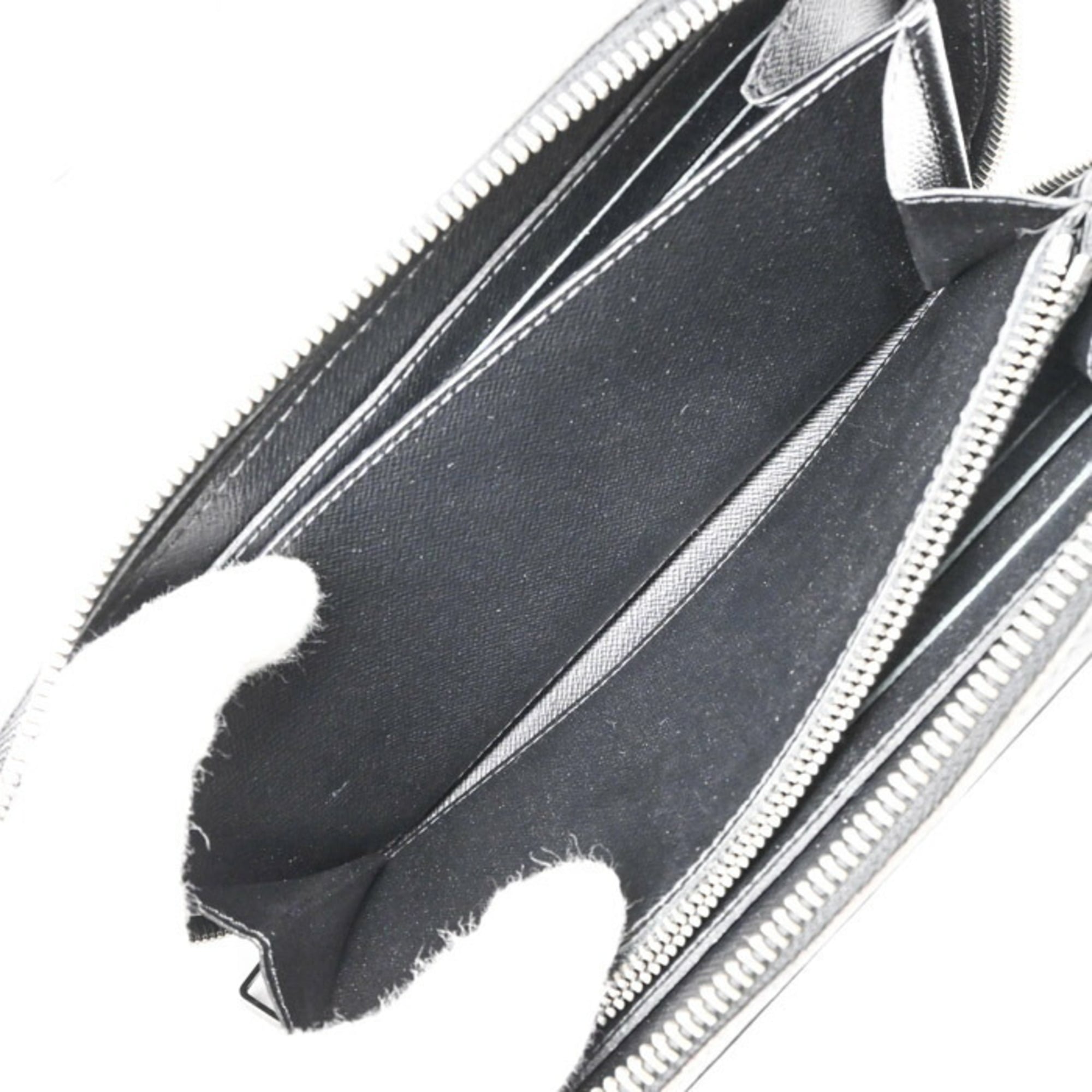 Louis Vuitton Black Monogram Eclipse Taiga Leather Long Wallet
