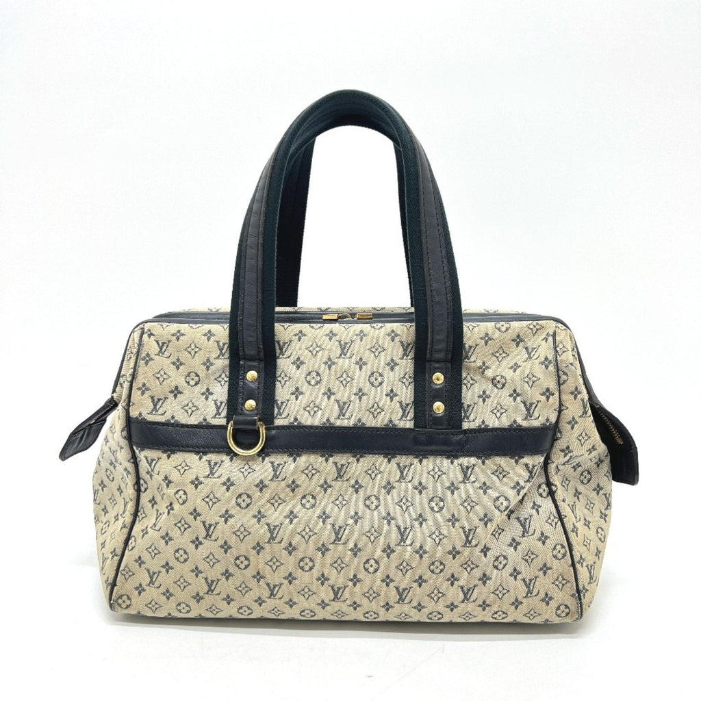 Louis Vuitton Galle Monogram Navy Monogram Mini Boston Bag Handbag