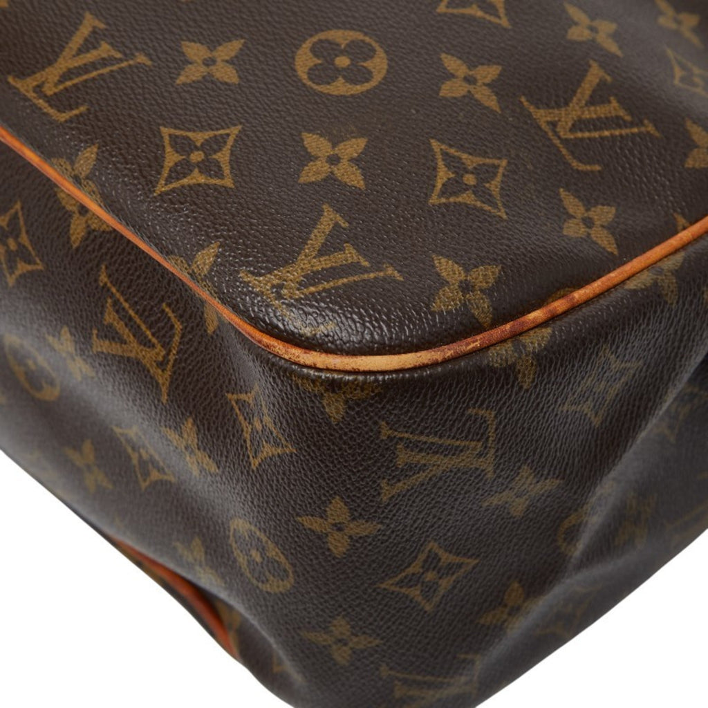 Louis Vuitton Brown Pvc Shoulder Bag Tote Bag