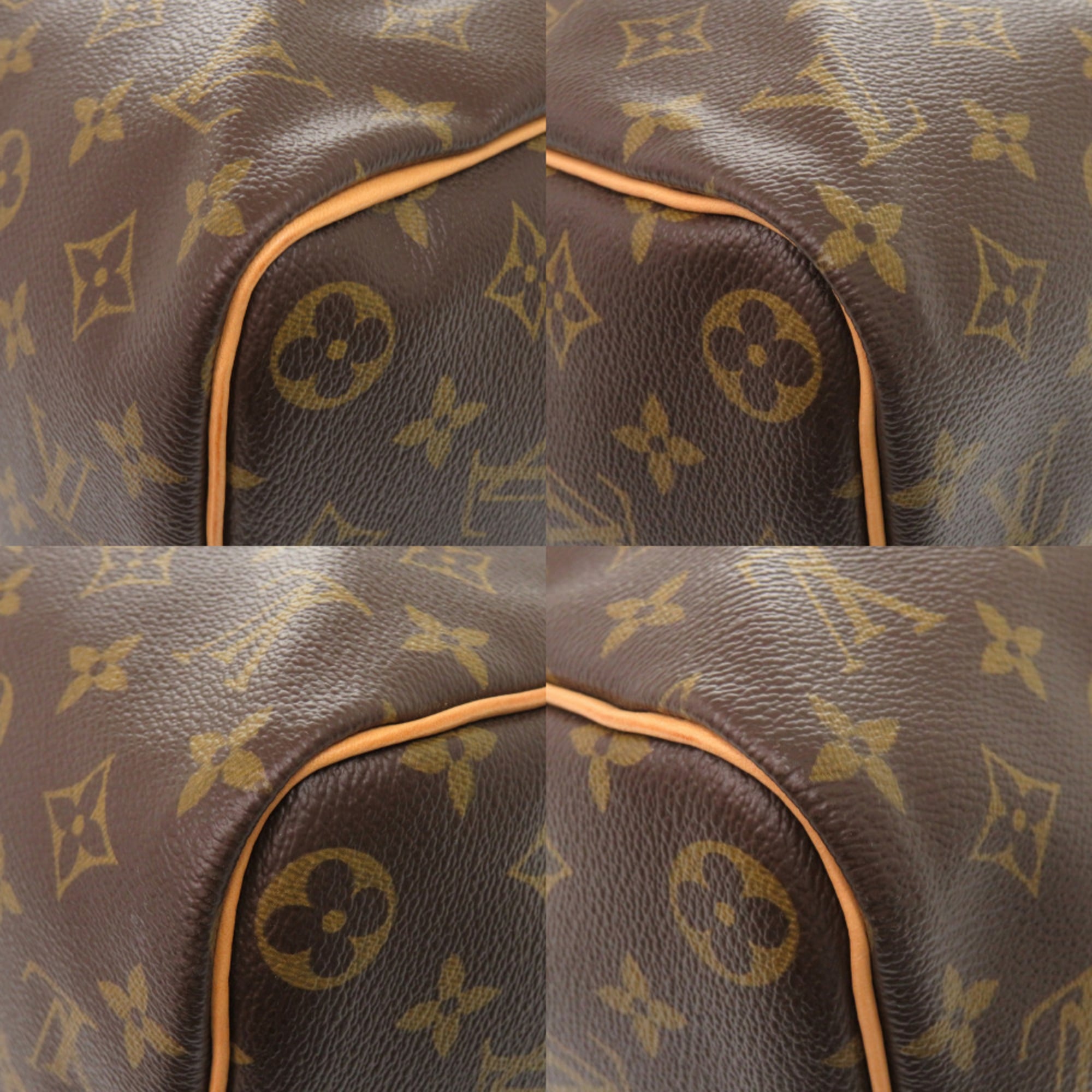 Louis Vuitton Brown Monogram Canvas Boston Bag