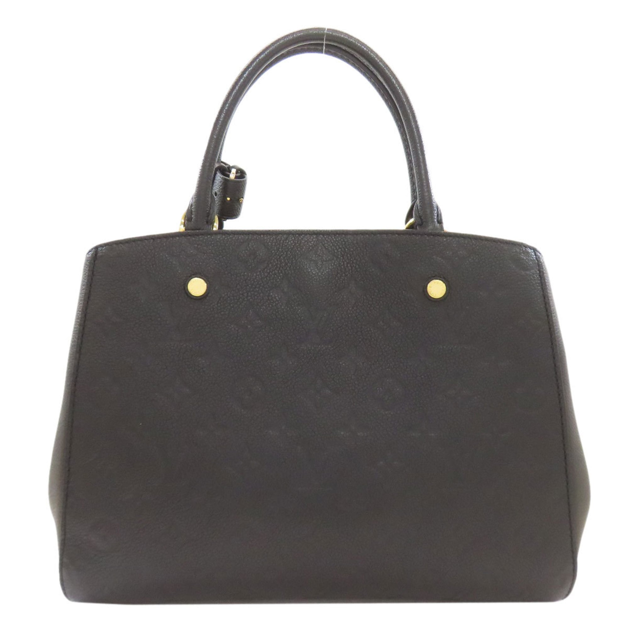 Louis Vuitton Noir Monogram Empreinte Handbag