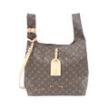 Louis Vuitton Brown Coated Canvas Handbag