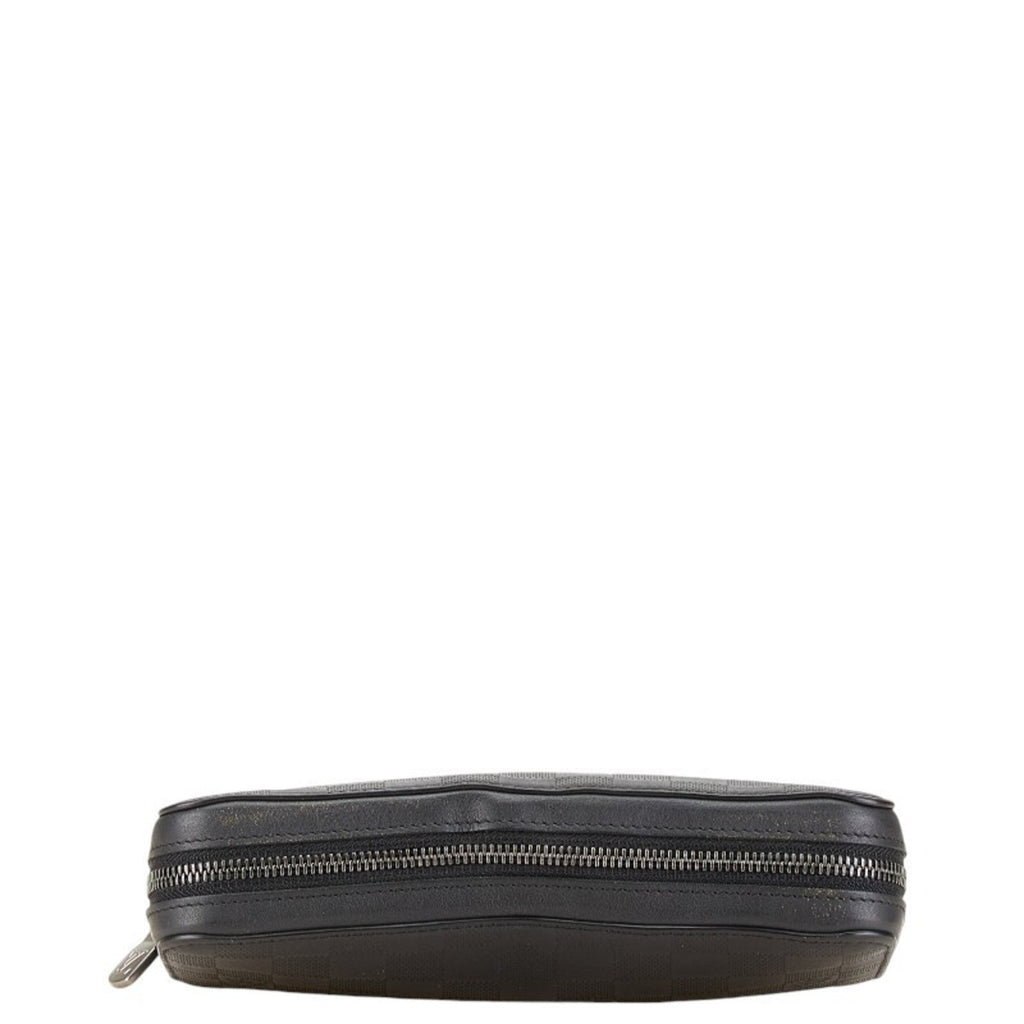 Louis Vuitton Damier Infini Black Onyx Pvc Leather Long Wallet