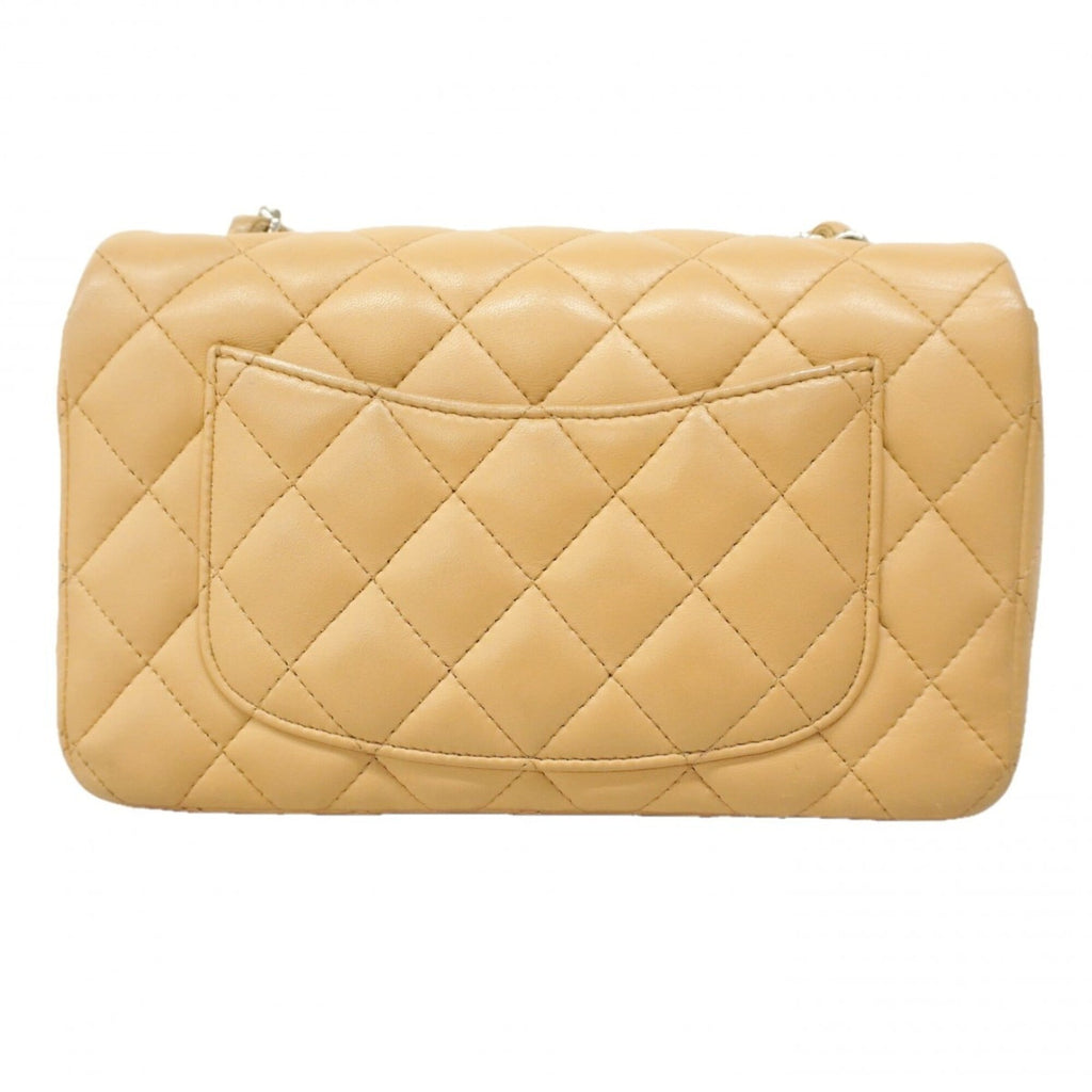 Chanel Beige Leather Shoulder Bag