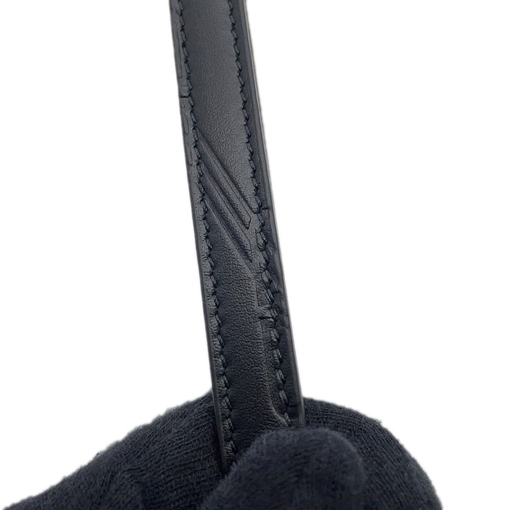 Balenciaga Black Leather Clutch Bag Handbag Pouch