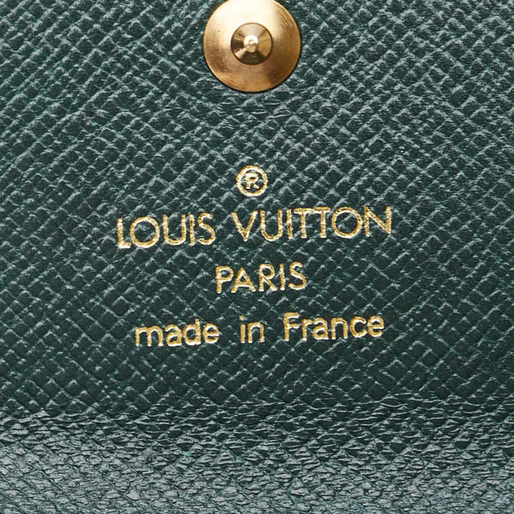 Louis Vuitton Taiga Episea Green Taiga Leather