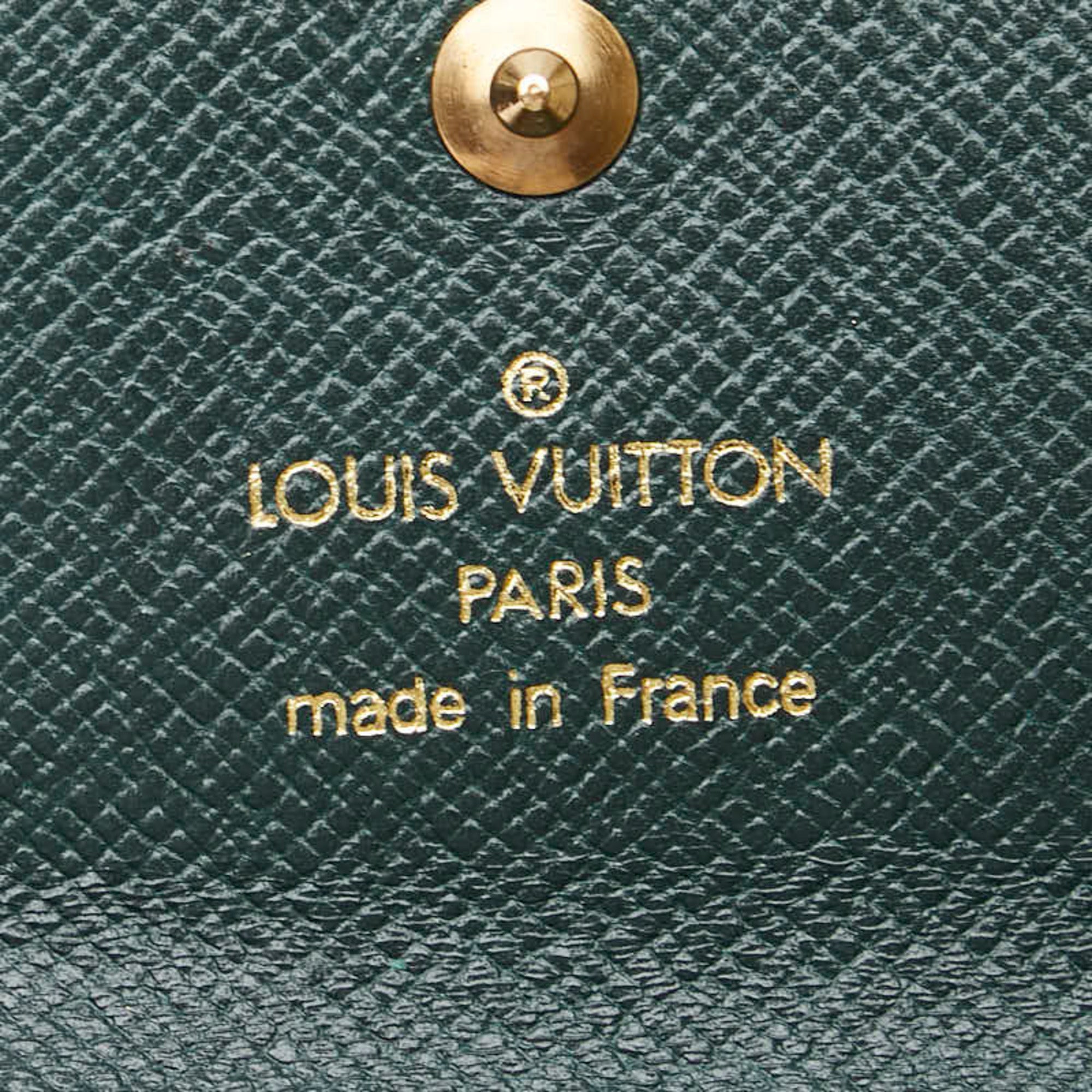 Louis Vuitton Taiga Episea Green Taiga Leather