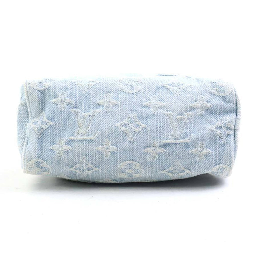 Louis Vuitton Sky Blue Monogram Denim Handbag Shoulder Bag