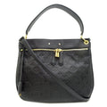 Louis Vuitton Black Noir Monogram Empreinte Shoulder Bag