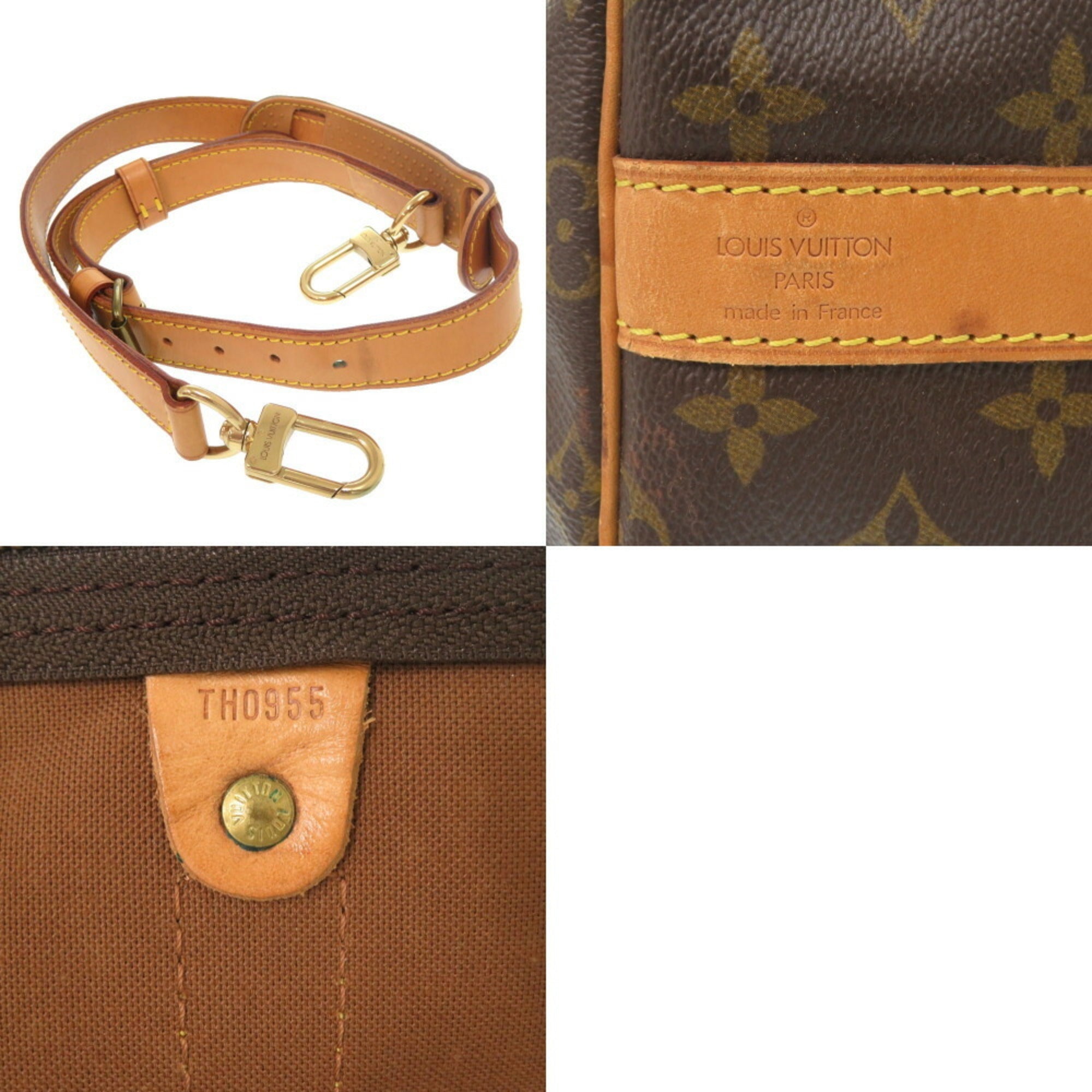 Louis Vuitton Monogram Brown Monogram Boston Bag