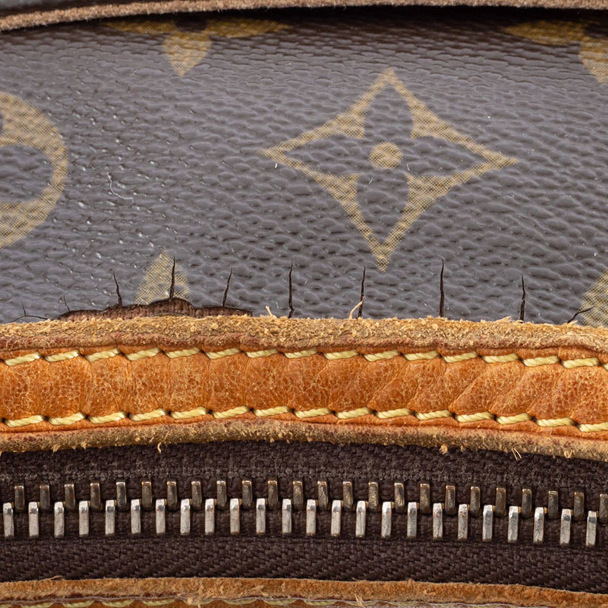 Louis Vuitton Brown Monogram Canvas Shoulder Bag