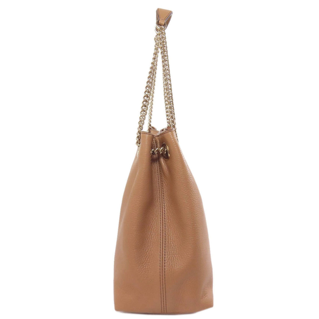 Gucci Brown Leather Tote Bag (Pre-Owned)