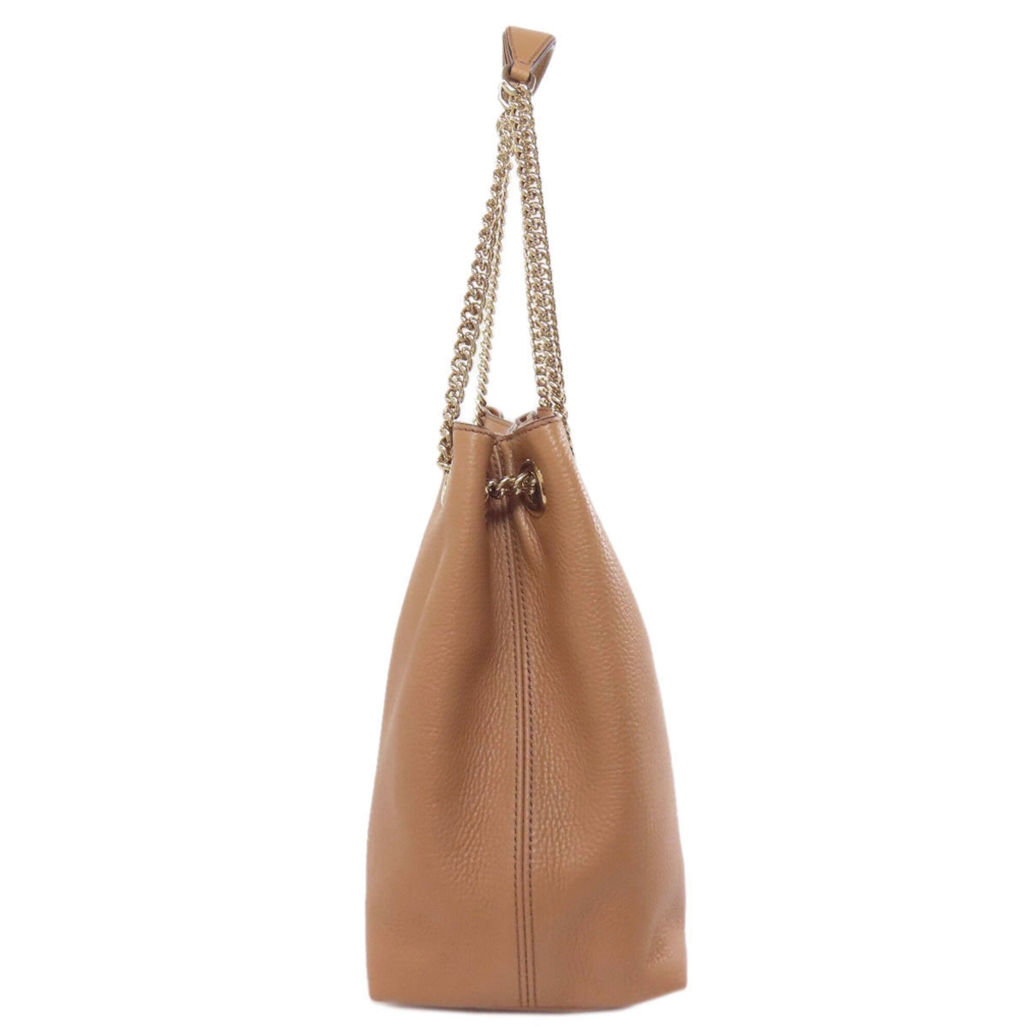 Gucci Brown Leather Tote Bag (Pre-Owned)